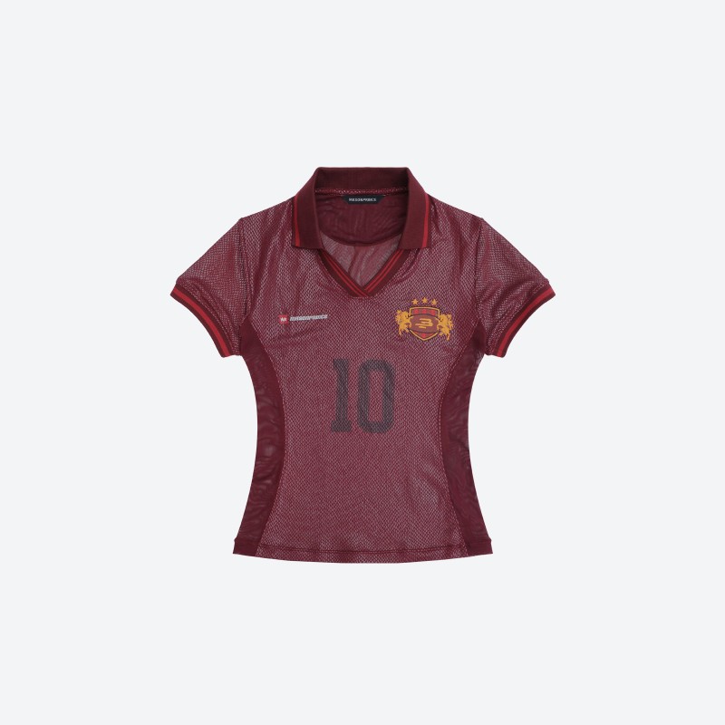 No. 10 Snake‑print Sheer Top